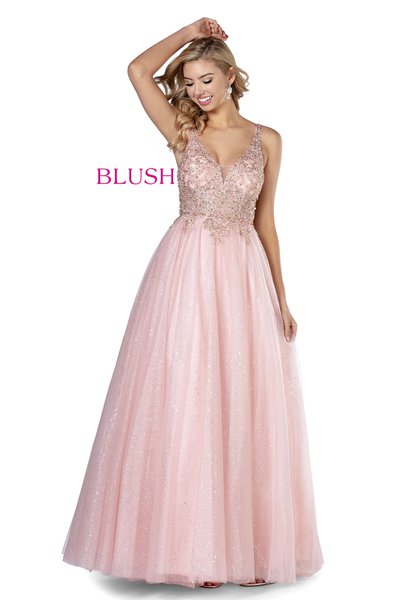 blush gown