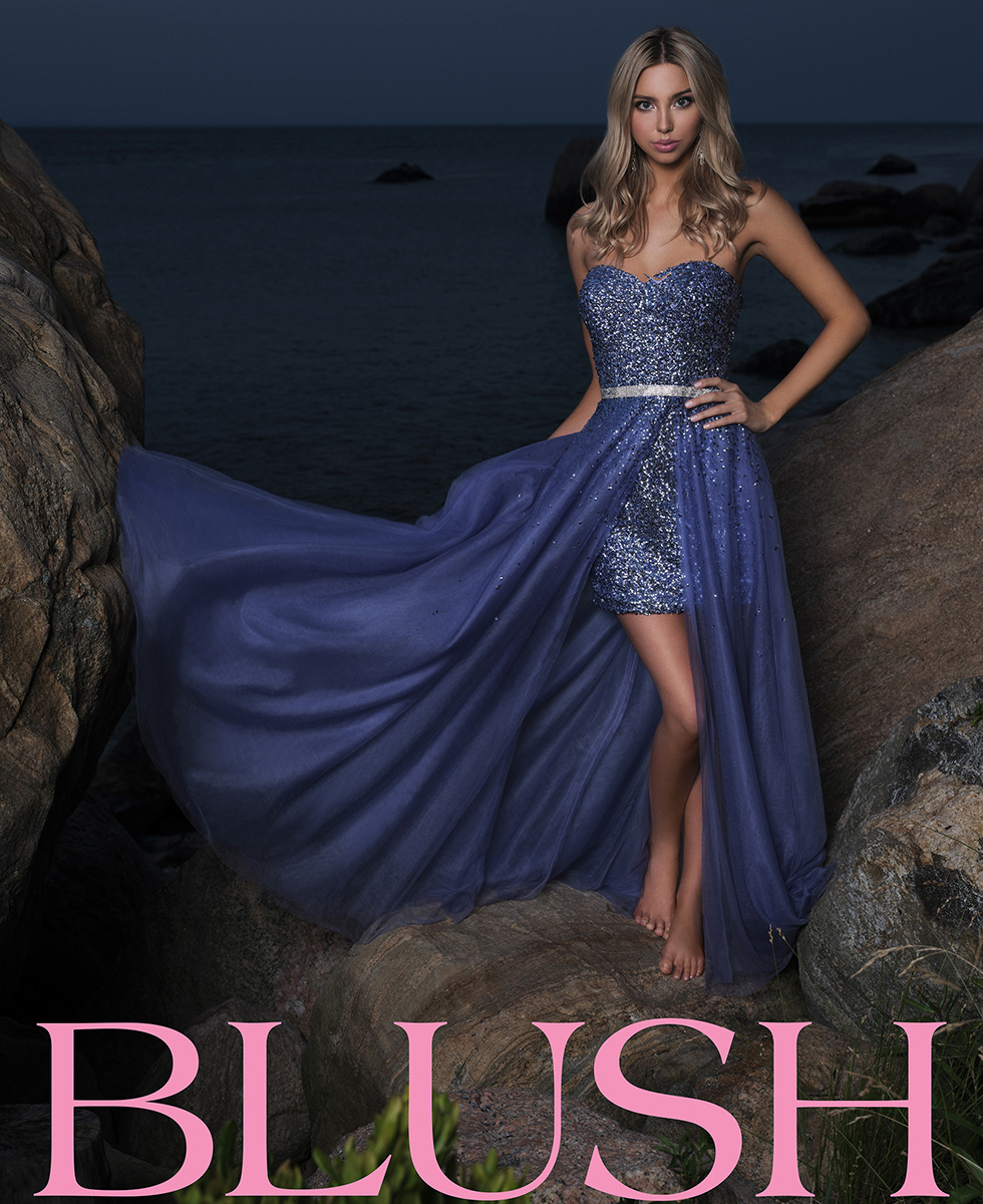 blush prom gowns